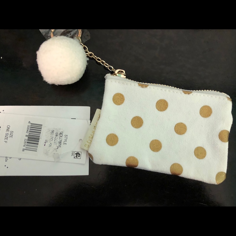 Bow and Drape coin purse